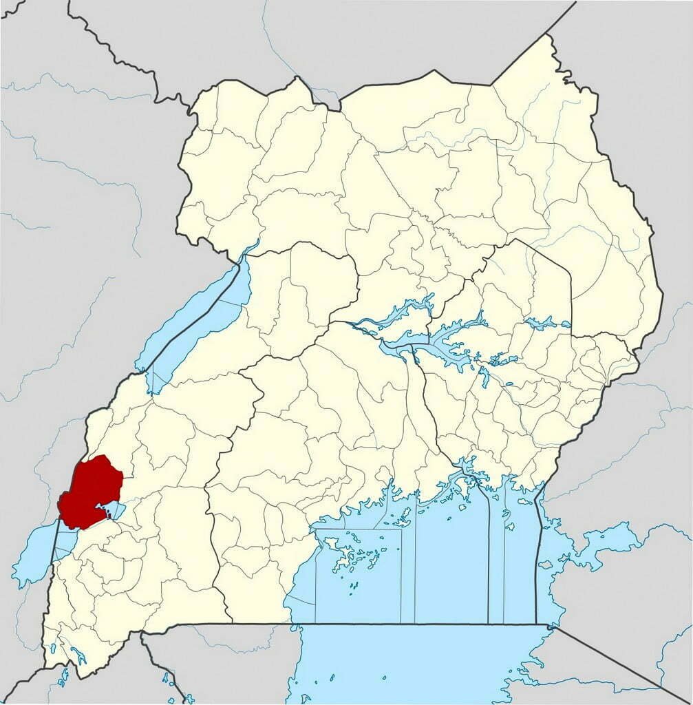 Kasese District Map